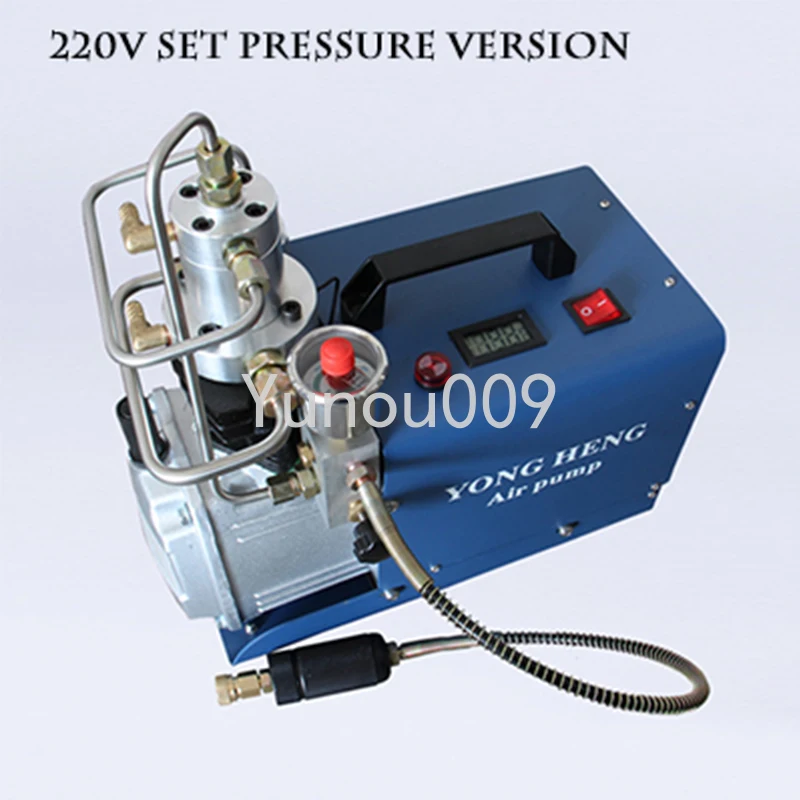 

300BAR 30MPA 4500PSI High Pressure Air Pump Electric Air Compressor for Pneumatic Airgun Scuba Rifle PCP Inflator 110v/220v