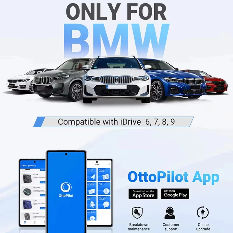 OTTOCAST OttoAiBox i3 Wireless CarPlay Snapdragon 6125 Android 13