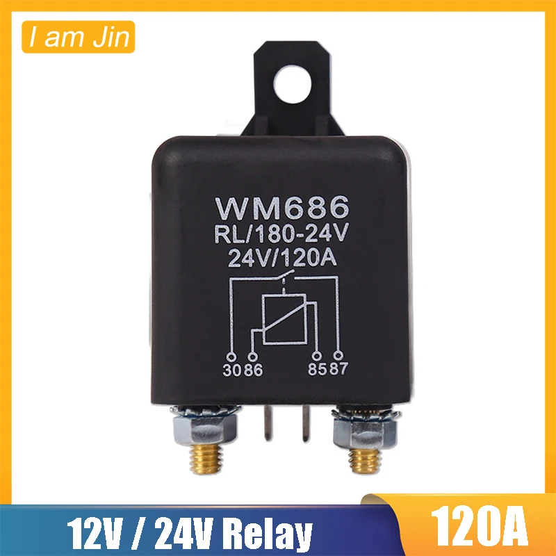 WM686-120A-12V-24V-High-Current-Relay-Starting-Relay-Power-Automotive ...