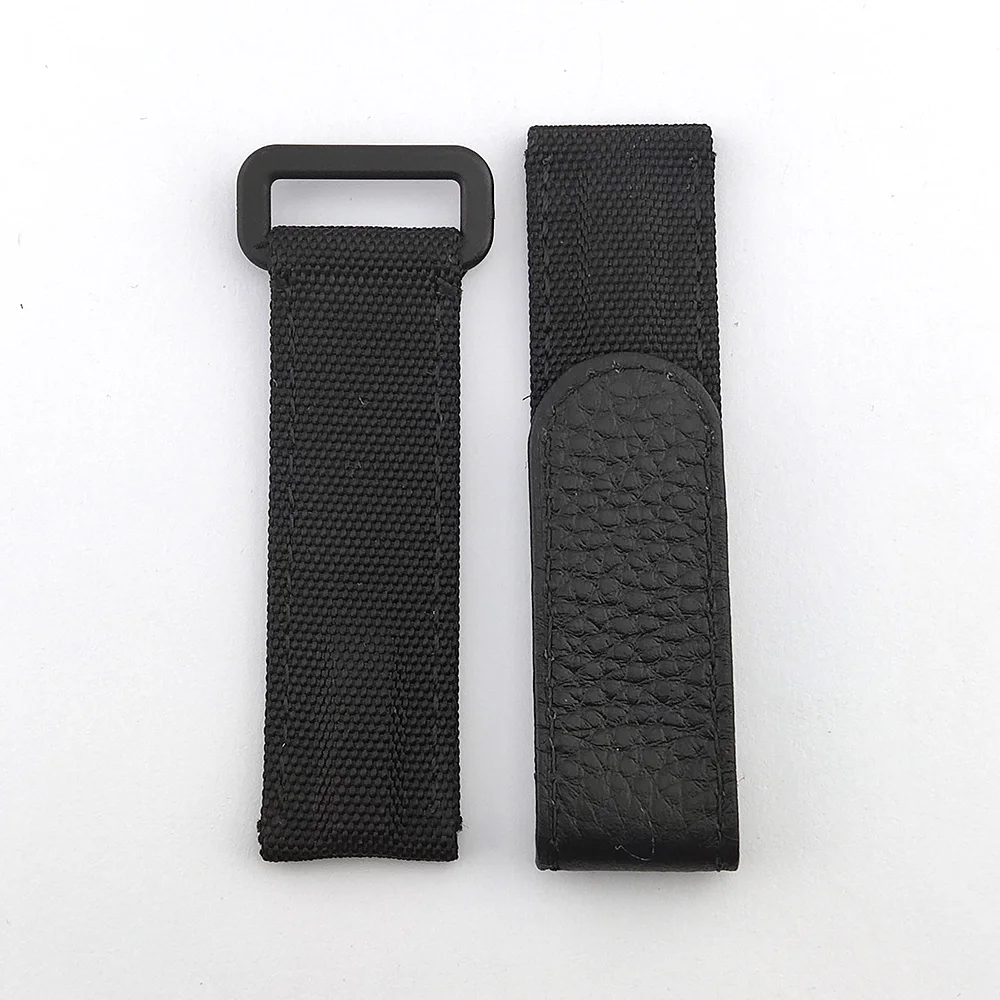 Nylon Velcro Watch Strap with Matching Carbon Fiber Case