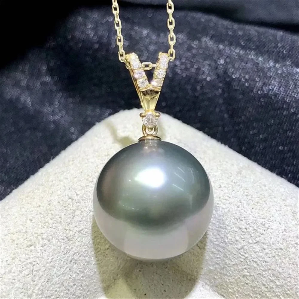 

DIY Pearl Accessories S925 Sterling Silver Pendant Empty Gold-plated K Gold Necklace Pendant Fit 8-13mm Oval Beads D290