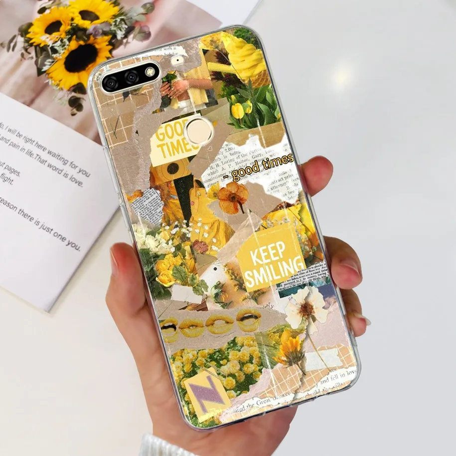Cute Cartoon Clear Phone Case - Silicone Back Cover