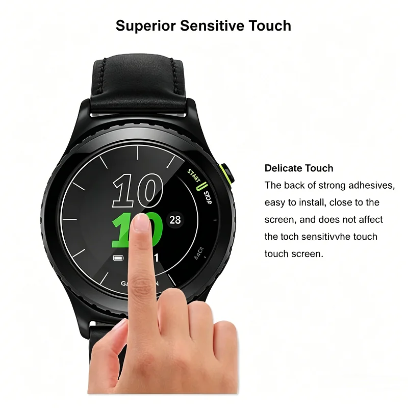 Protezione Schermo in Vetro Temperato Universale per Smartwatch 37MM 35MM 30 - 46 MM 38 39 34 33 40 42 43 44 45 36 41 MM - Accessorio per Orologio - immagine 5