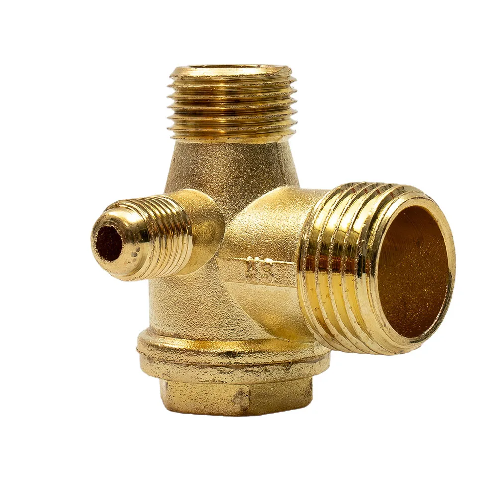 

Male Thread Air compressor check valve Zinc Alloy Accessories For Air Compressor 20*16*10 Gold High quality Parts