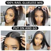 Wear And Go Bob Wigs For Women Human Hair 180% Straight Glueless Wig Ready To Go Human Hair Wigs Pre Cut Lace Air Wig Sale 6