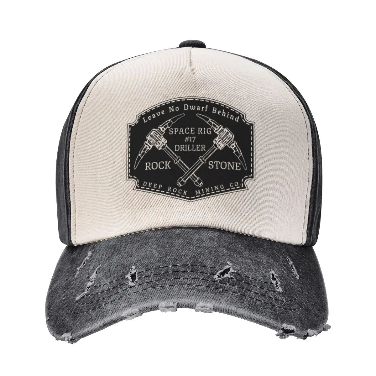 Deep Rock Galactic Driller Patch Sticker/Magnet Baseball Cap Military Tactical Cap Golf Hat Men's Luxury Women's
