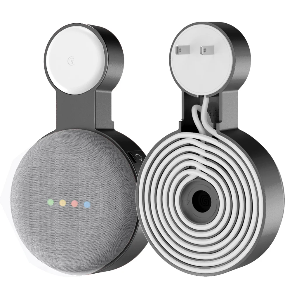 

Настенный держатель для Google Nest Mini (2st Gen), Google Home Mini (1-е поколение), управление шнуром для Google Mini Smart Speaker
