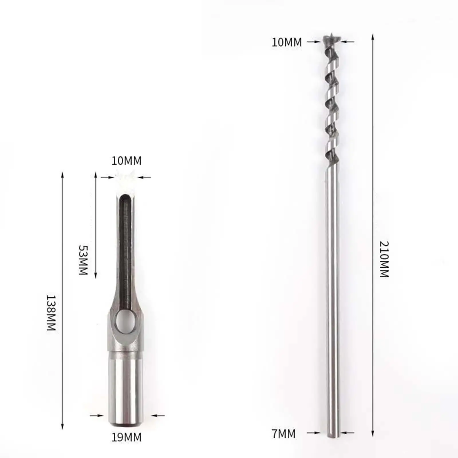 

Square Hole Drill Bit Adapter Fixing Bracket Sturdy Steel for Table Drill and Hand Drill Machine Accessory Mortise Machine