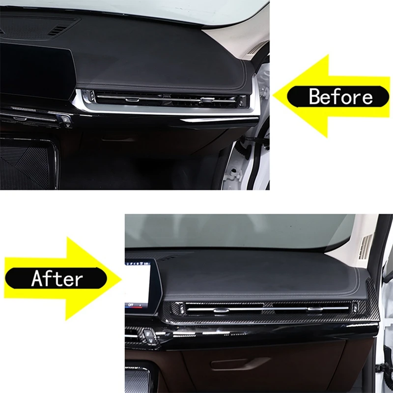 Car Dashboard Central Control Air Vent Outlet Cover Trim Spare Parts Accessories For BMW X1 U11