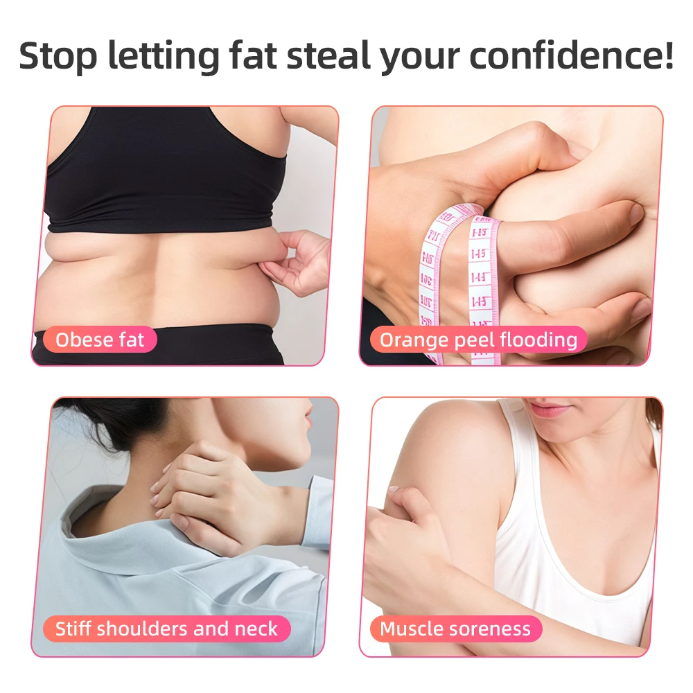 EMS RF Radio Frequency Body Slimming Shaping Device LED Light Therapy Anti Cellulite Massager For Belly Arm Leg Butt Lose Weight