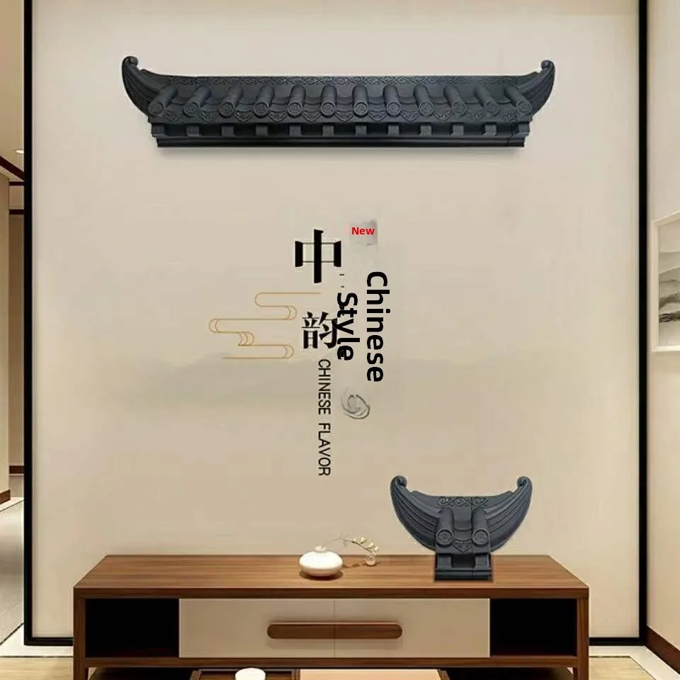 Creative Chinese Sle Wall Decoration Tiles Roof Tile Wall Decorations No Frame Required Antique Look House Eave Decor