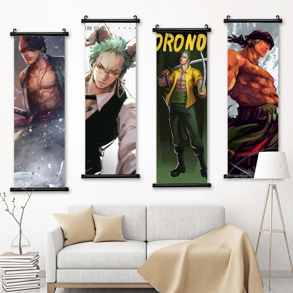 One Piece Poster da parete verticale con vari personaggi - Animedavedere