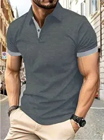 La nouvelle chemise POLO à manches courtes pour hommes d'été 2025, décontractée, à la mode, confortable et douce avec impression de motifs 3D 5