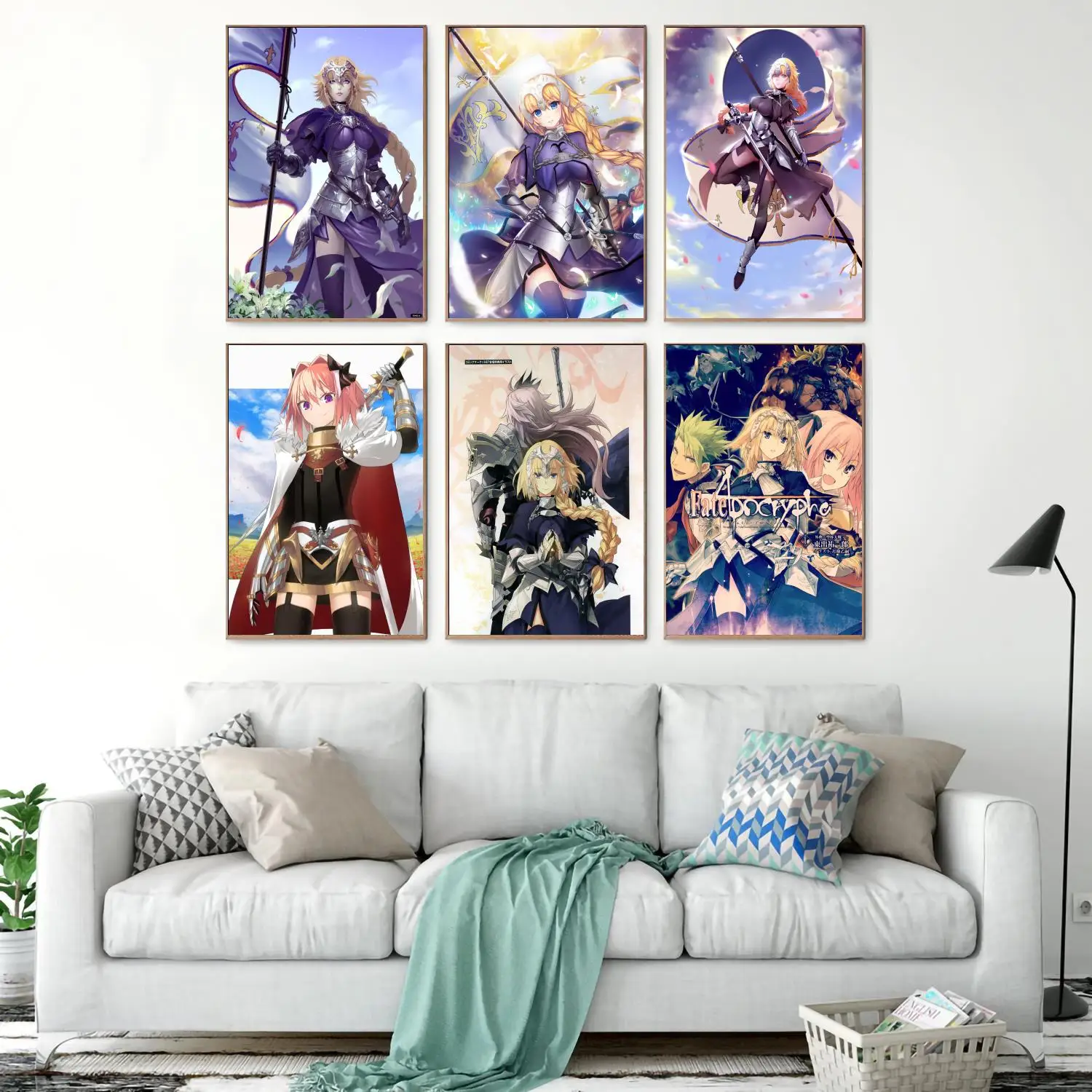 

fate apocrypha anime Decoration Art Poster Wall Art Personalized Gift Modern Family bedroom Decor 24x36 Canvas Posters