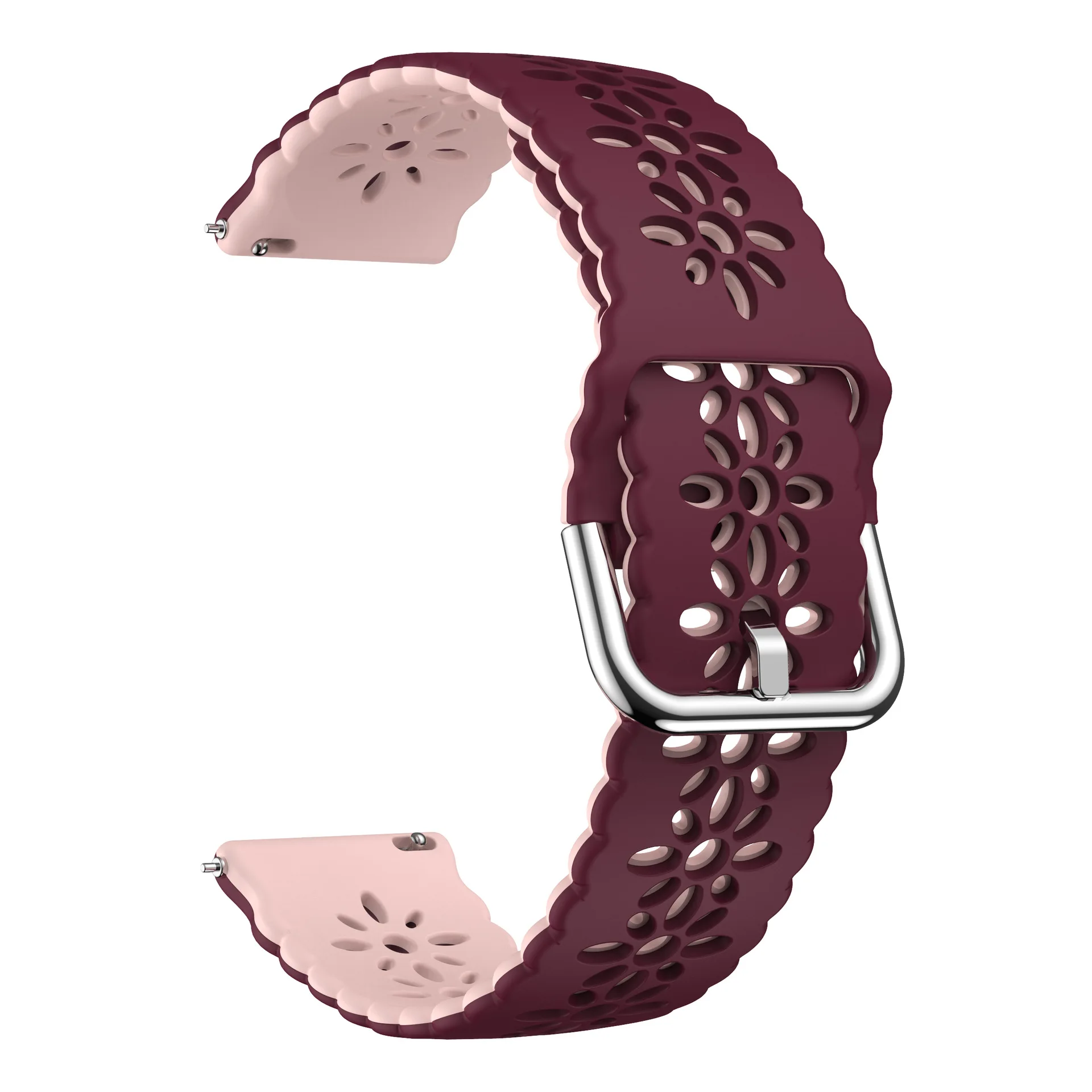 Durable Silicone Watch Band - 20mm/22mm, Multiple Colors