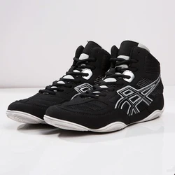 Men Women Professional Wrestling Shoes Size 33-45 High Top Comfortable Support Boxing Fighting Boots Kid Gym Sport  Sneakers