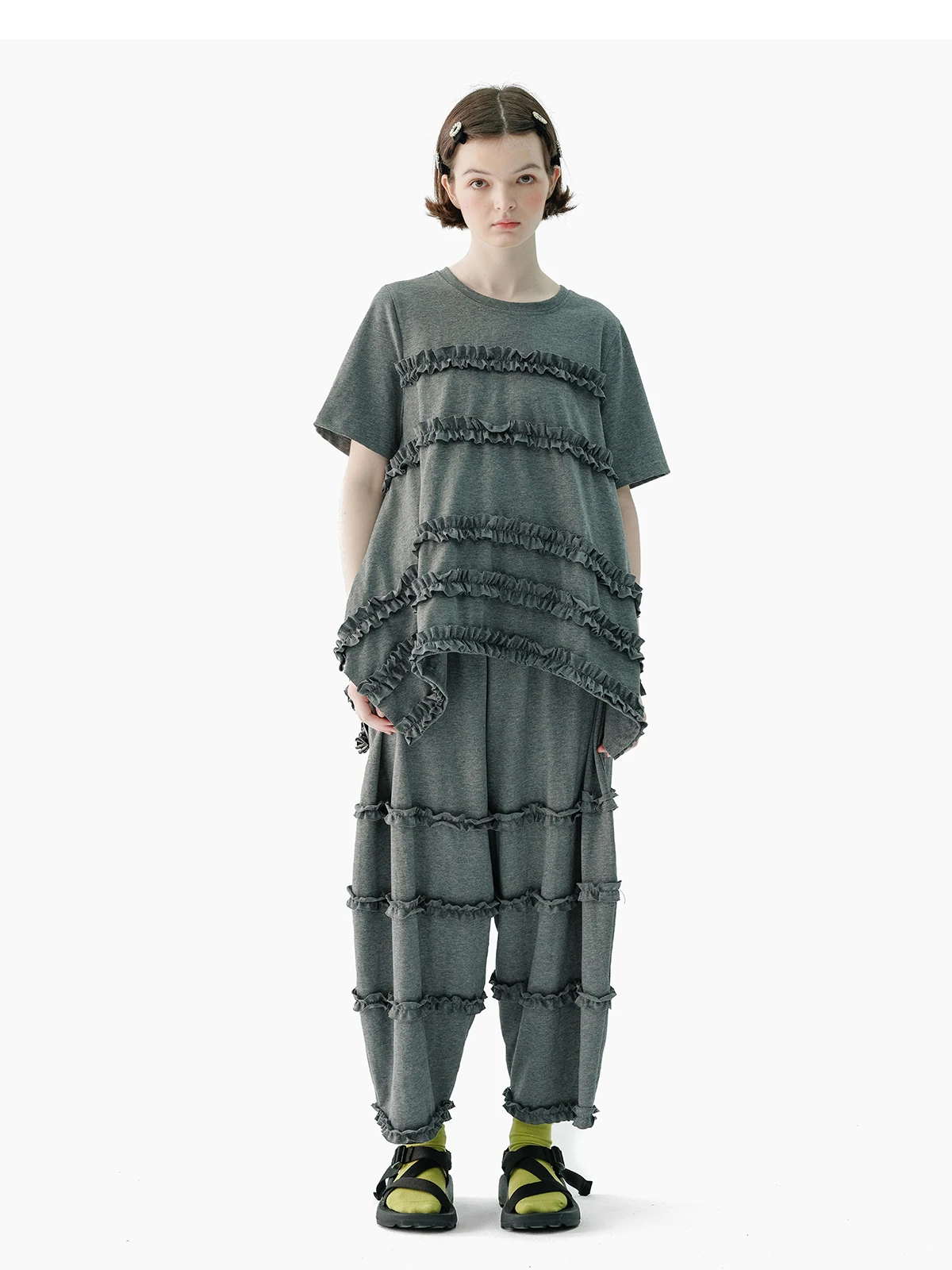 Floral Knit Lace Pants