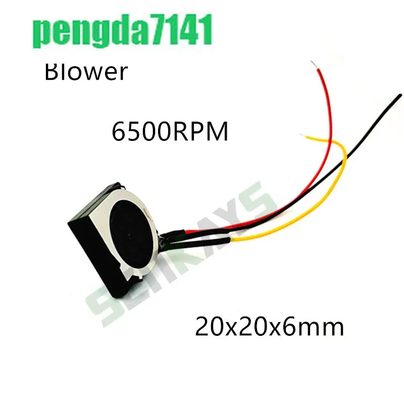 NEW 2006 5v 12v 2CM 20MM Fan 20*20*6MM Blower Fan 6500RPM Ultrathin Fan Mini Laptop Fan 3wire