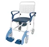 3 in 1 Plastic Folding  PU Seat Portable Commode chair for Patient 1