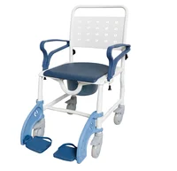 3 in 1 Plastic Folding  PU Seat Portable Commode chair for Patient 1