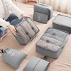 7/10Pcs Set Waterproof Travel Organizer Portable Storage Bags Packing Cubes Set Cases Luggage Clothes Underwear Tidy Pouch 3