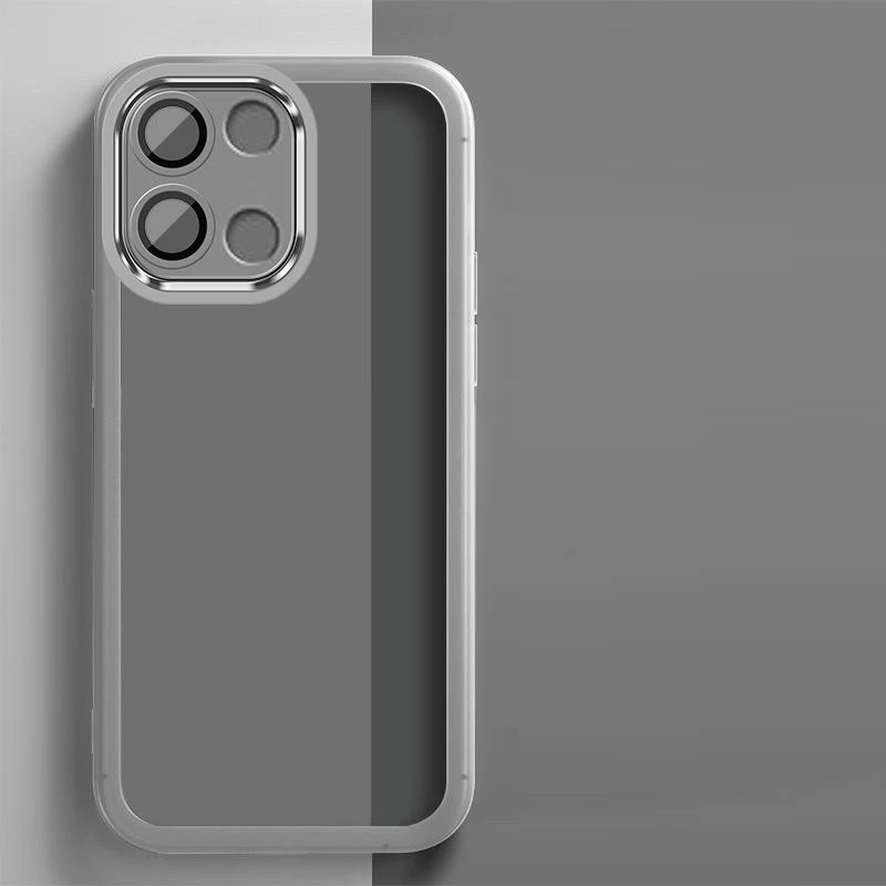 Transparent Silicone Bumper Case with Camera Protection