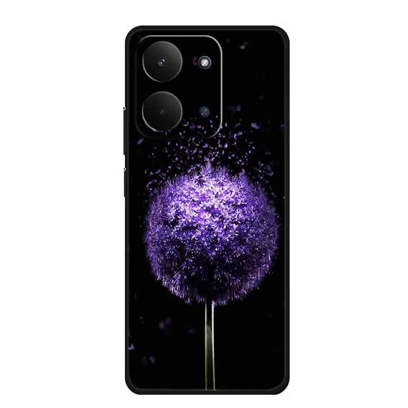 Sleek Black Silicone Soft TPU Phone Case - Protective Back Cover