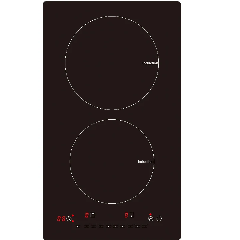 110V Touch Induction Cooktop 2 Burner Induction Cooker Electric Stove Top 1800W