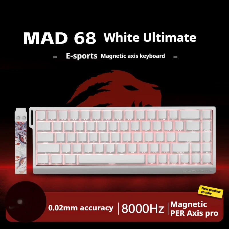 MAD60HE RGB Blue カスタム品 最終値下げ FGG Madlionsメカニカルワイヤードキーボード、ホットスワップ