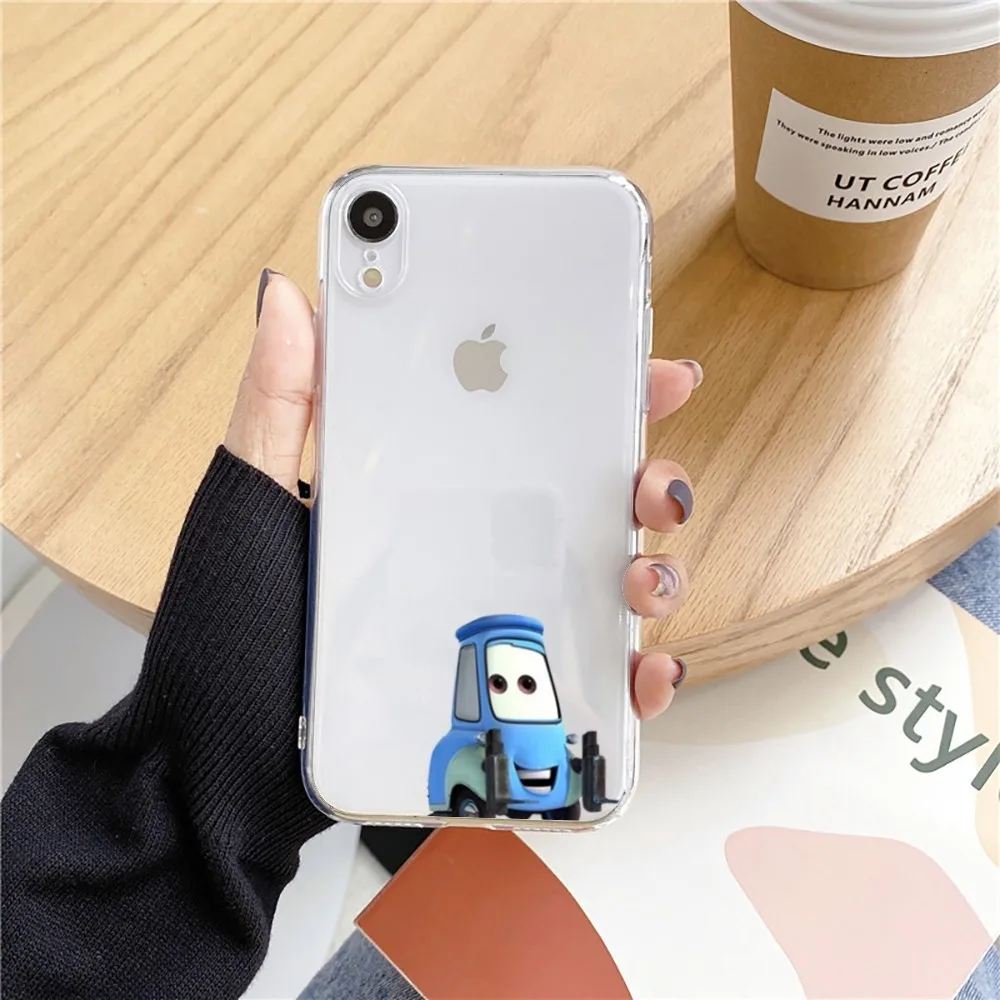 thumbnail image 1 of Funda de teléfono Cars L-Lightning m-mcQueen para Iphone 15 11 13 14 Pro Max 7 8 Plus X Xr Xs Max Se2020 12mini cubierta transparente, 1 of 5