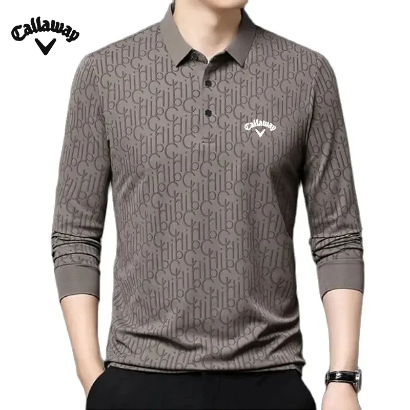 Spring and Autumn Men's High Quality Embroidered Long Sleeve Polo Shirt New Luxury Fashion Business Leisure Multi Functional Top 4