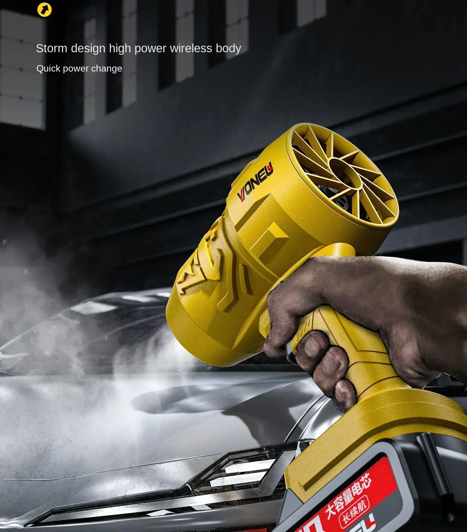 Powerful Industrial Turbo Blower Fan for Car Wash and Dust Removal 6