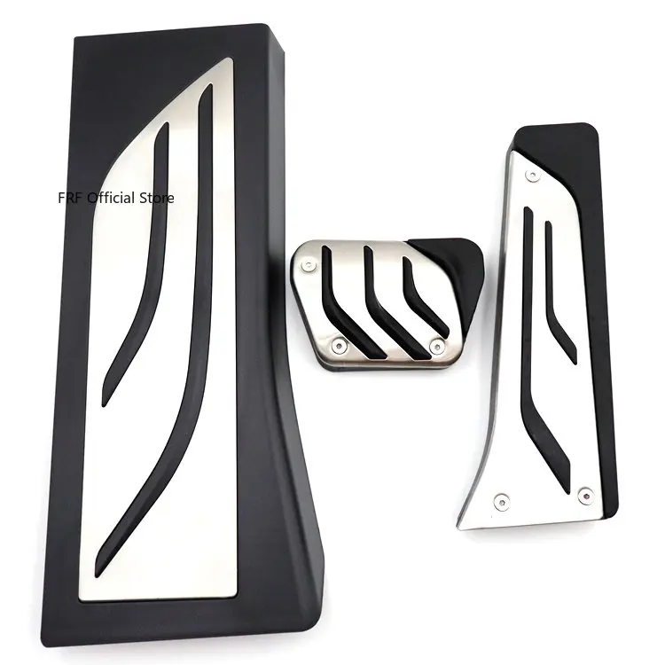 Stainless Steel Car Pedals For BMW X5 iX5 G05 Gas Fuel Pedal Brake Foot Rest Non-slip Pedal Automotive Parts
