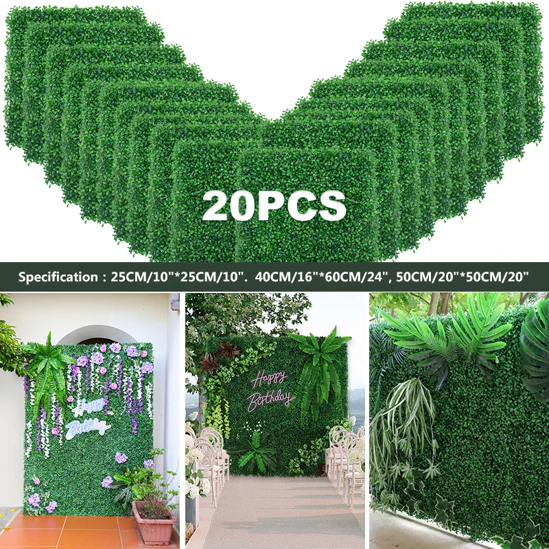 Panel Decorativo De Flores Artificiales - Privacidad Para Jardín, Balcón O Terraza