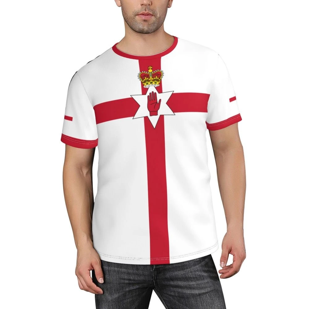3D Printed Northern Ireland Flag Summer Sports T-Shirt