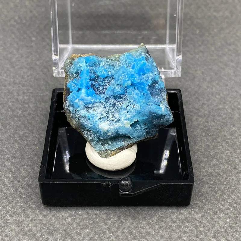 100%  Natural Allophane Mineral Specimens Stones and Crystals Healing Crystal   +Box size:35*35*35 mm