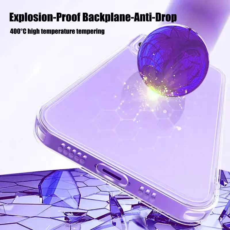 Soft Transparent Shockproof TPU Phone Case with Protective Bumper Cover