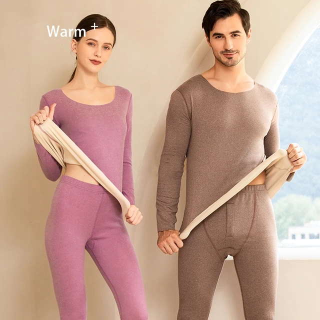 Ensemble De Sous-vêtements Thermiques Pour Femme Et Homme, Sous-vêtements  Longs Et Chauds, Sans Couture, Collection Hiver - Caleçon Long - AliExpress