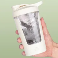 Shaker électrique pour protéines, bouteille, tasse de mélange, tasse à agitation automatique, tasse à café et lait, mélangeur Portable, bouilloire de sport et de Fitness 35 6