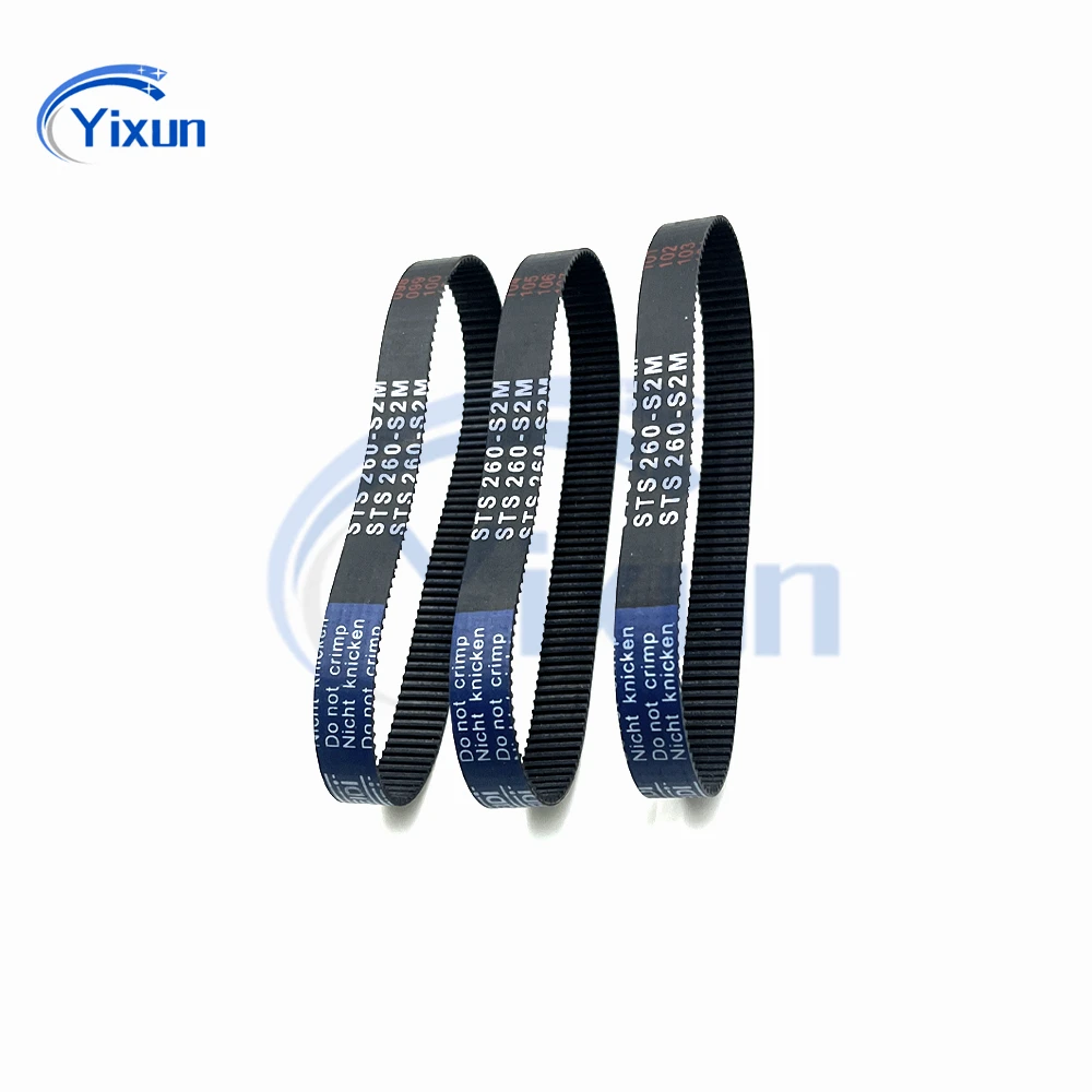 S2M 타이밍 벨트 길이 396 400 404 406 410 412 416 418 420 422 424 426mm 폭 4, 6, 9, 10, 15mm 피치 2mm 고무 드라이브 톱니 벨트