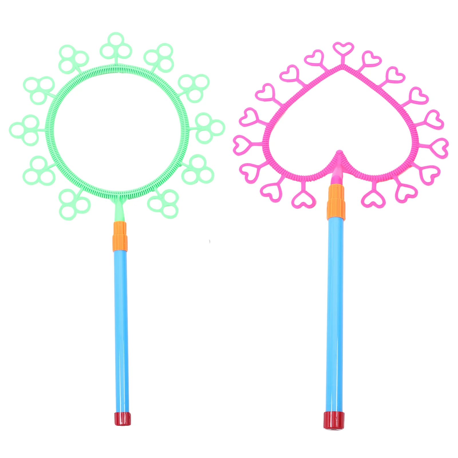 2 Pcs Bubble Stick Plastic Wand Tool Party Favor Giant Summer Wands Machine Outdoor 4 sets childrens toys suspension ball blowing machine birthday party favor kids funny wood balls pipe