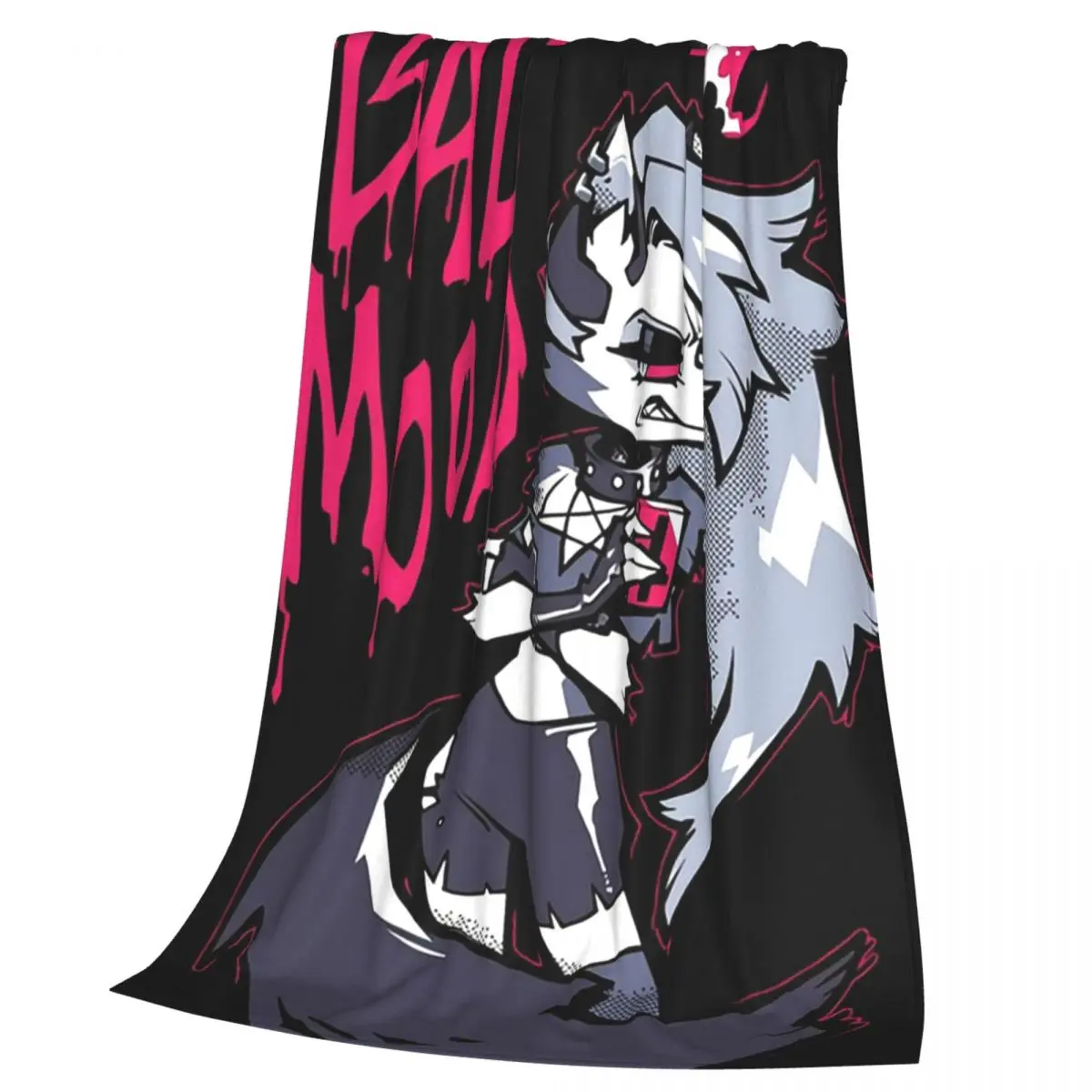 Loona Collage Helluva Boss Anime Blanket Flannel Breathable Throw Blankets Sofa For Home Bedroom Travel Throws Bedspread Quilt 3