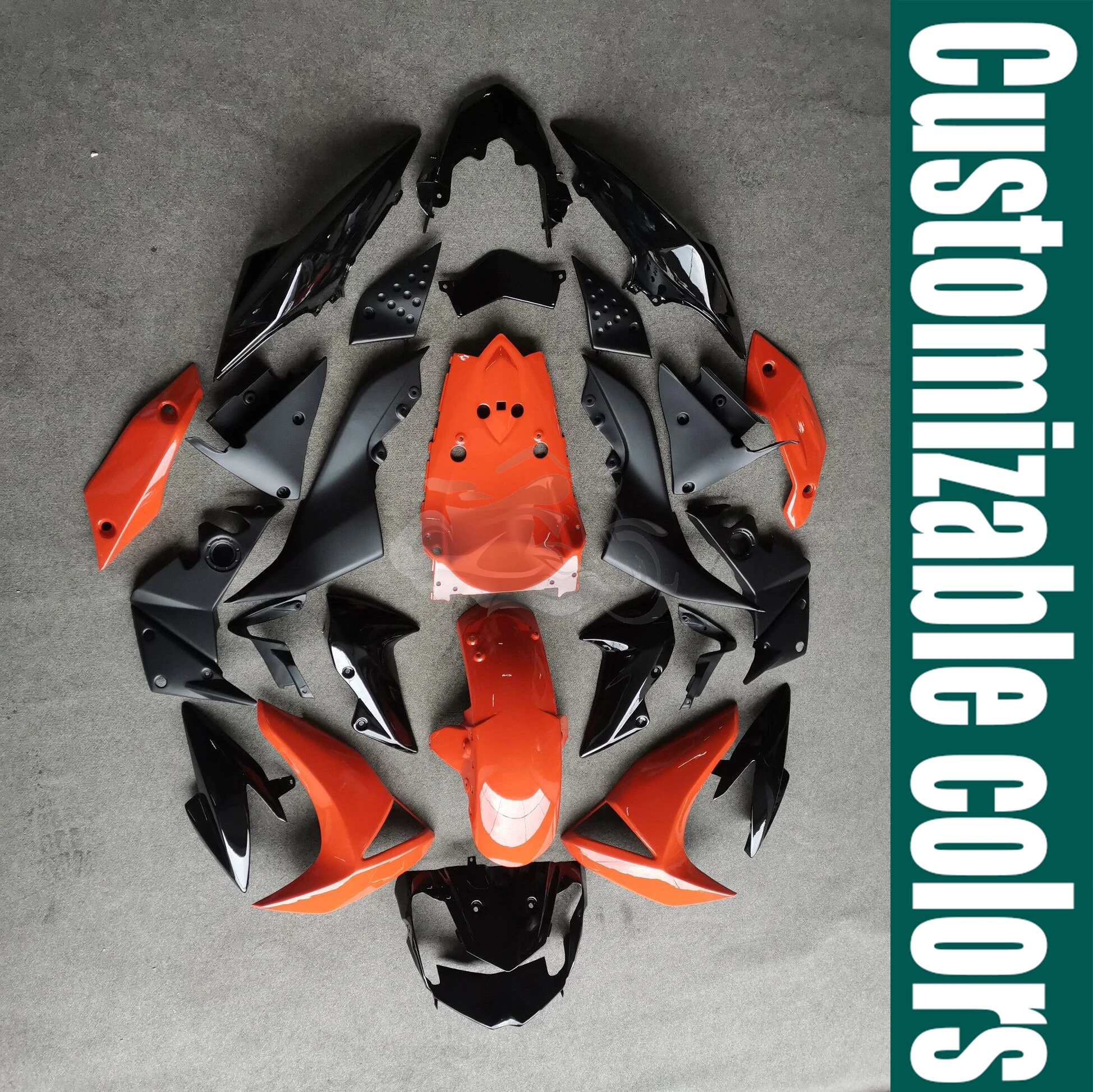 

Подходит для Kawasaki Z1000 2007 2008 2009 комплект пластиковых обтекателей для мотоциклов комплект панелей кузова Z 1000 07 08 09