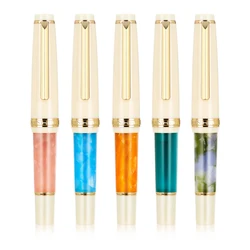 Jinhao 82 Mini Cute Short Portable Pocket Fountain Pen Students Acrylic/Plastic Calligraphy Practice Writing Business Pen Gift