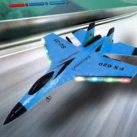 FX620 SU-35 RC Remote Control Airplane 2.4G Remote Control Fighter Hobby Plane Glider Airplane EPP Foam Toys RC Plane Kids Gift 1