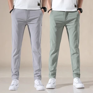 Весна-Осень 2023, мужские брюки для гольфа, Высококачественные эластичные Модные Повседневные Дышащие Брюки