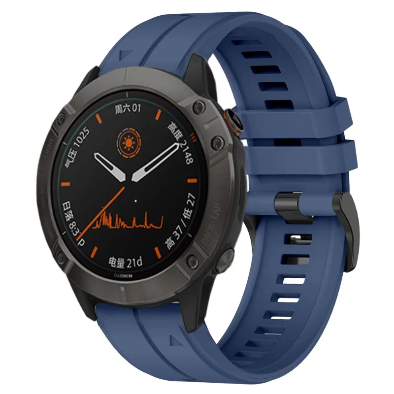 Silicone Outdoor Waterproof Watch Band with QuickFit Closure, Available in Multiple Sizes