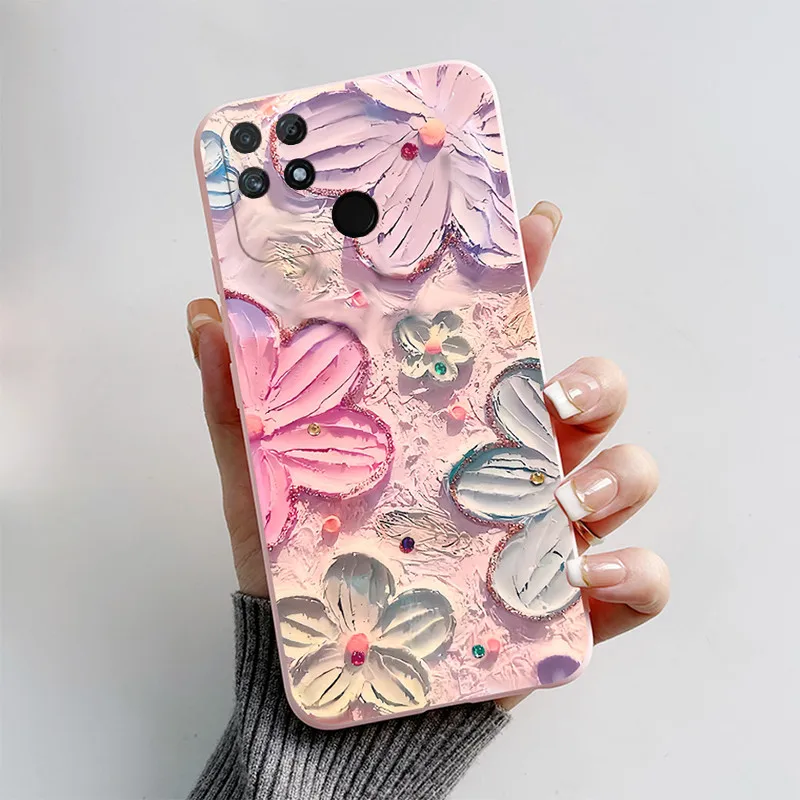 Cute Cat Cartoon Shockproof Soft Silicone TPU Phone Back Cover