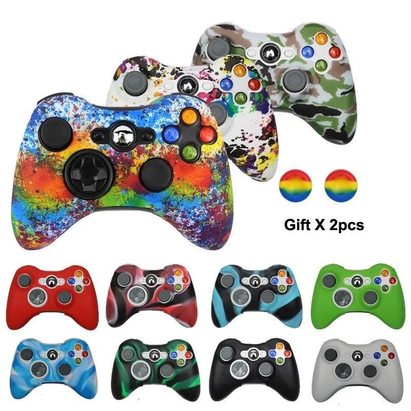 Tappi Per Impugnature Per Pollice In Morbida Pelle Protettiva Per Controller Xbox 360 Custodia In Silicone Custodia Shell Per Xbox 360 Accessori Per T