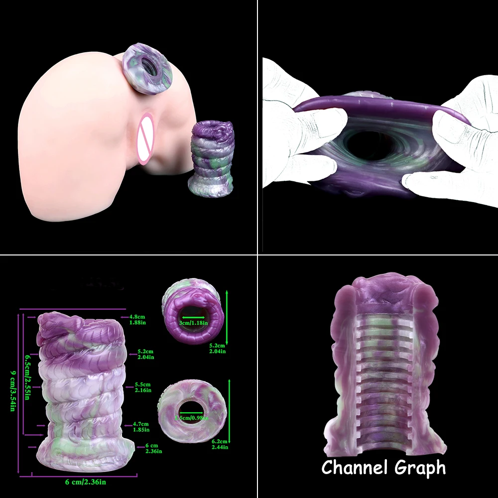 LUUK Fetish Masturbator For Men Animal Horse Pussy Anal Vaginal Masturbation Cup Silicone Sex Toys For Men Adult Toys 18+